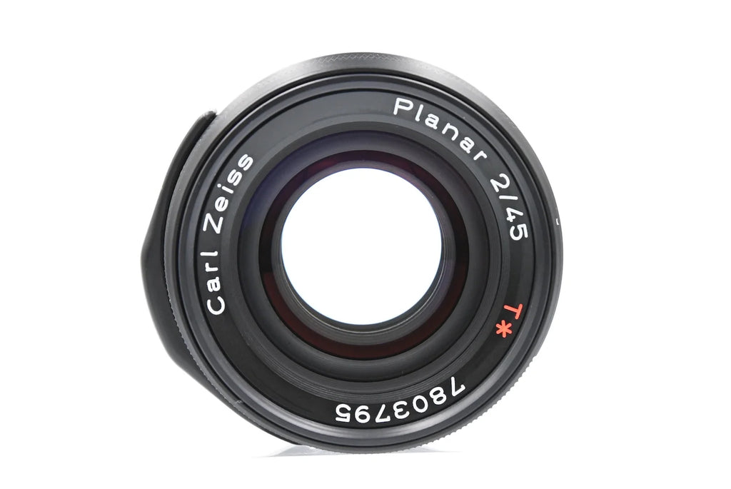 CONTAX Carl Zeiss Planar 45mm F2 T* Black (G) SN. 7803795