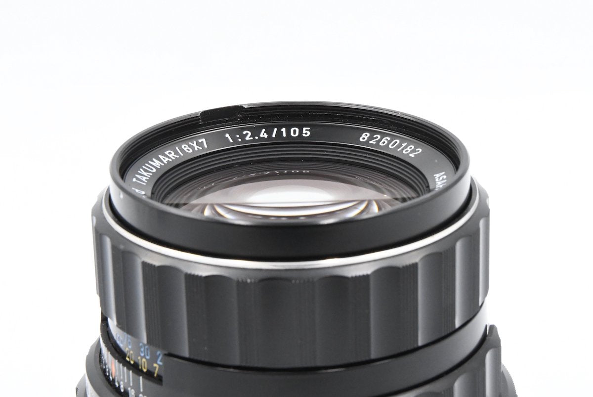 Pentax Super-Multi-Coated TAKUMAR 6x7 105mm F2.4 SN. 8260182