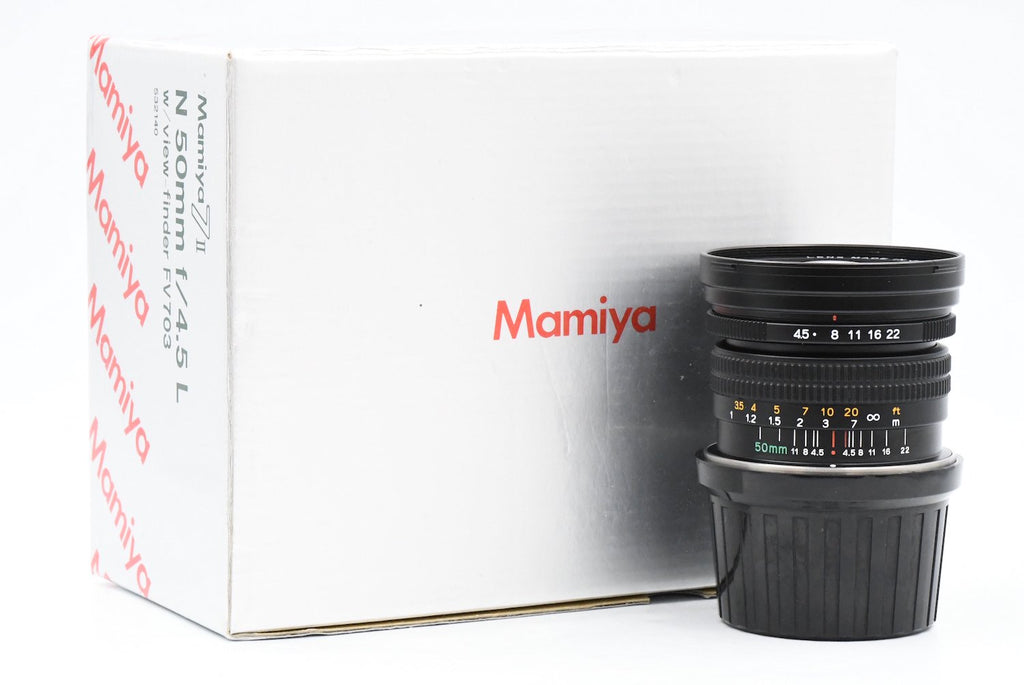 Mamiya N 50mm F4.5 L + Viewfinder SN. TG1041