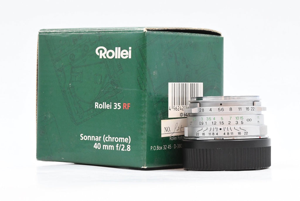 Rollei Sonnar 40mm F2.8 HFT Silver (L) SN. 9250035