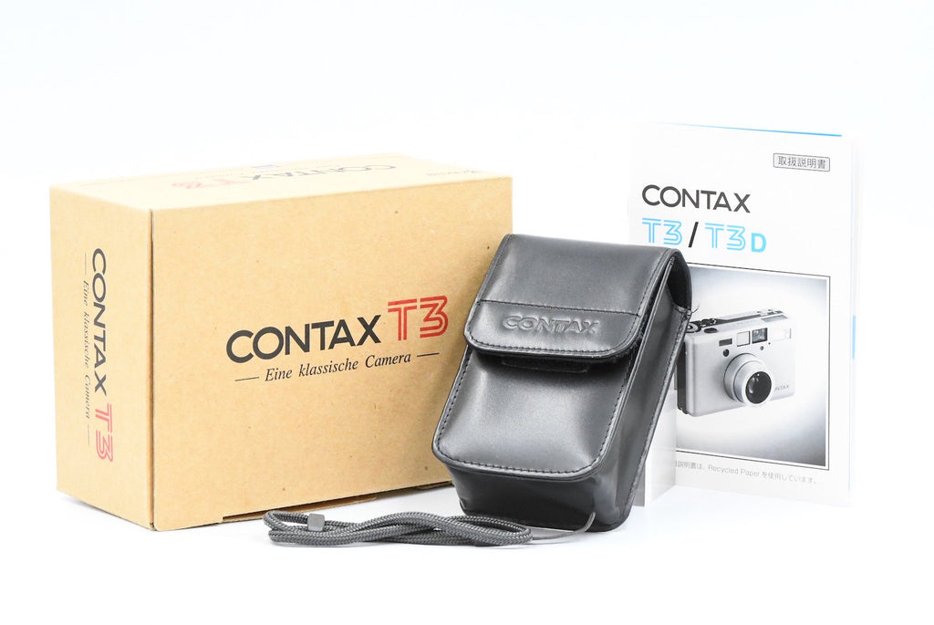 CONTAX T3 Titanium Black Early Model SN. 018351