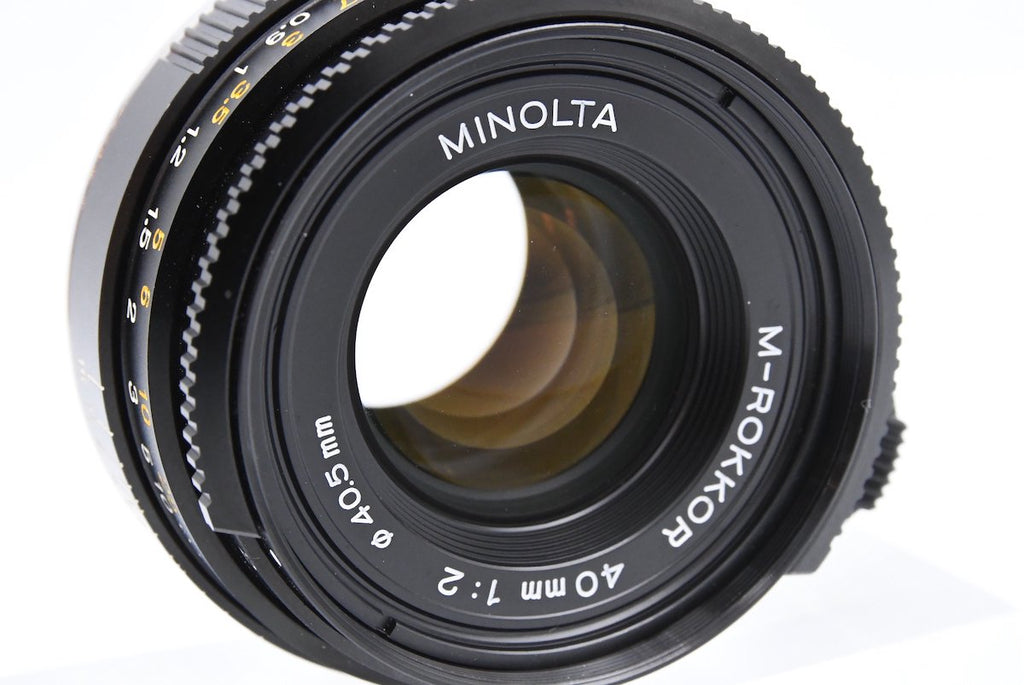 Minolta  CLE + M-ROKKOR 40mm F2 SN. 1046736