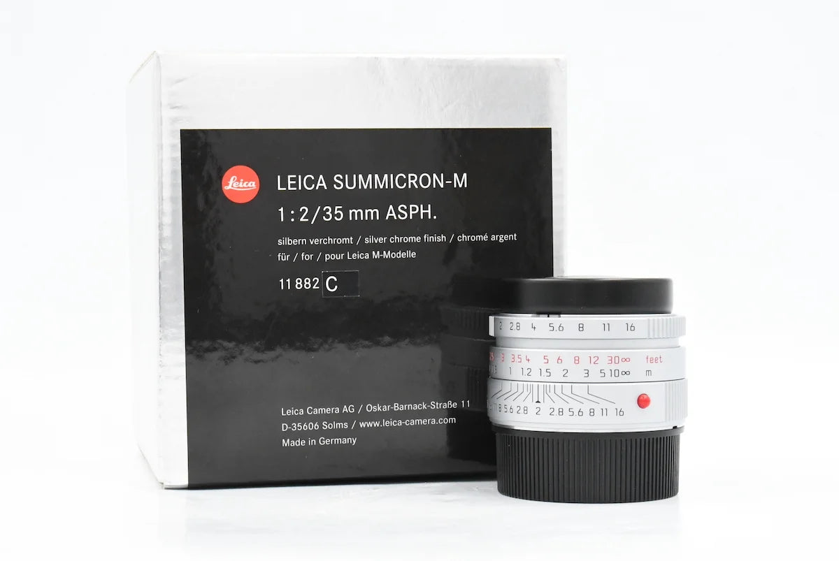 Leica Summicron 35mm F2 ASPH Silver 6Bit SN. 4218293 – FILMCAMERA Leica Summicron 35mm F2 ASPH Silver 6Bit SN. 4218293 – FILMCAMERA