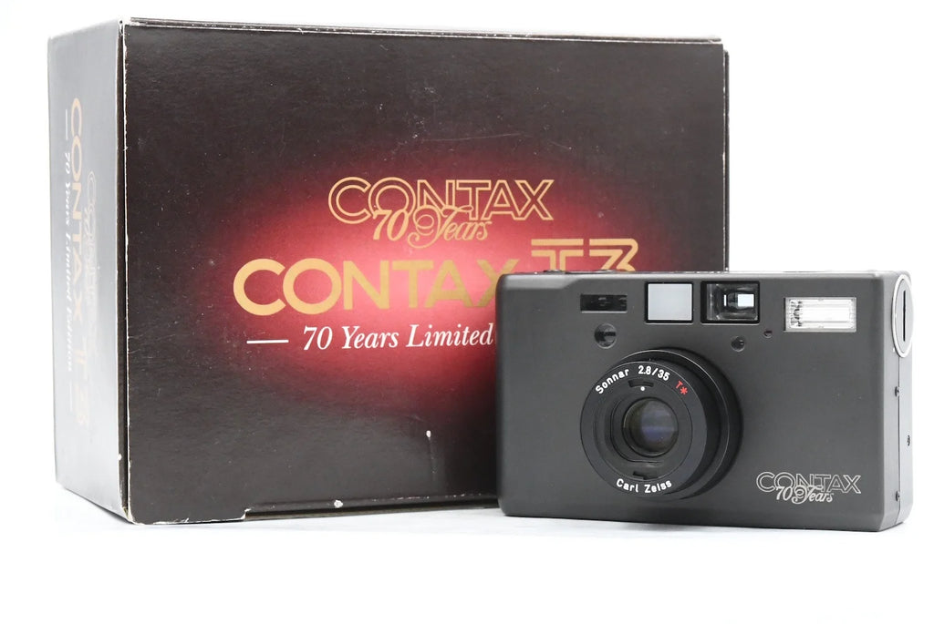 CONTAX T3 Titamium Black 70th Anniversary Early Model SN. 040166