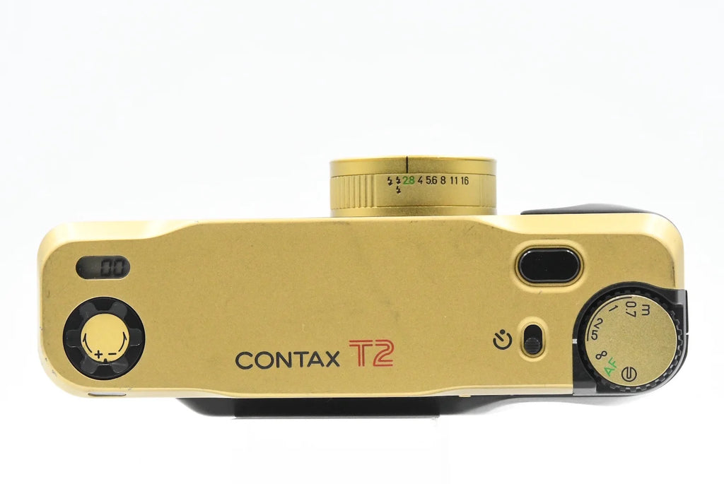 CONTAX T2D Titanium Gold SN. 155436