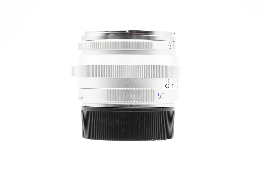 COSINA Carl Zeiss C Sonnar 50mm F1.5 ZM T* Silver SN. 15937796