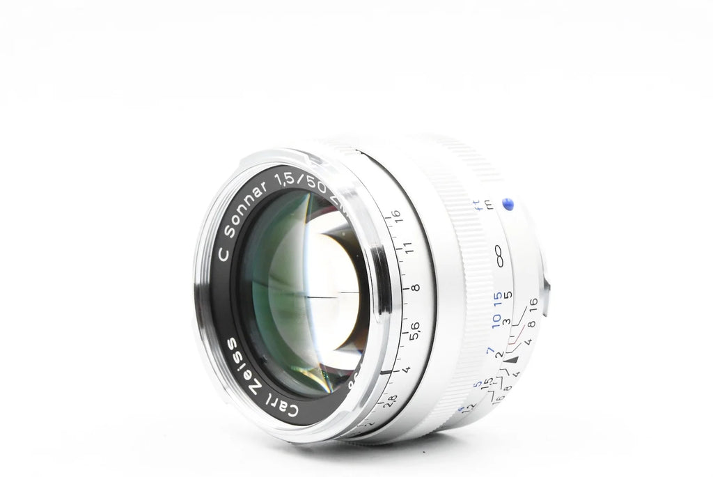 COSINA Carl Zeiss C Sonnar 50mm F1.5 ZM T* Silver SN. 15937796