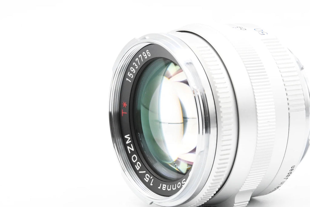 COSINA Carl Zeiss C Sonnar 50mm F1.5 ZM T* Silver SN. 15937796