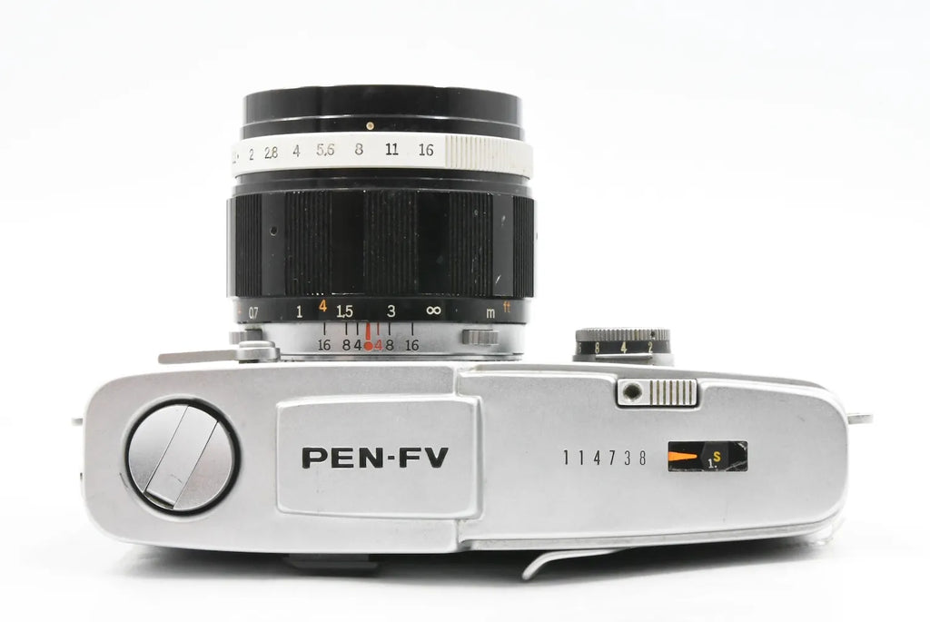 OLYMPUS PEN-FV + H.Zuiko Auto-S 42mm F1.2 SN. 114738