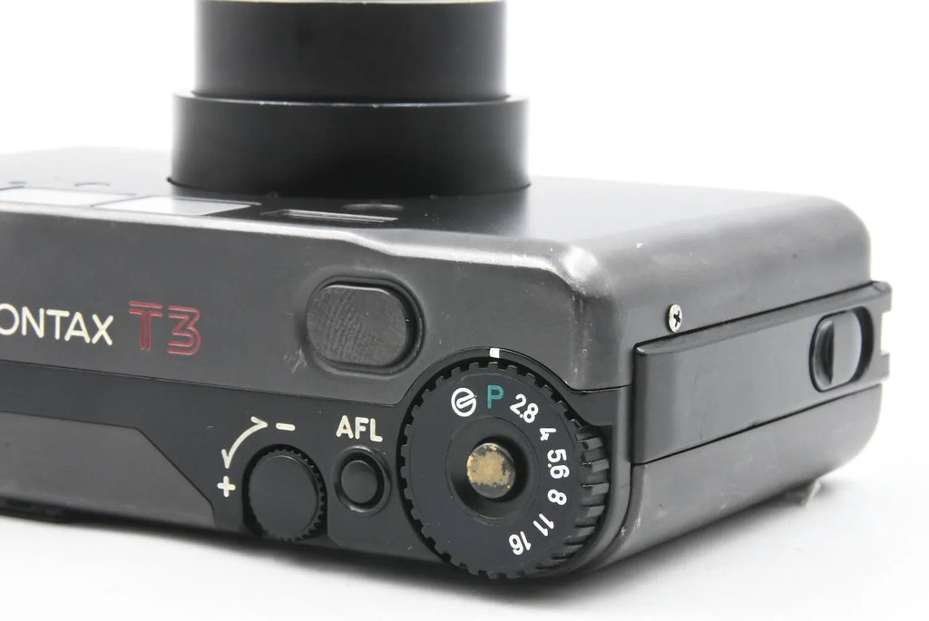 CONTAX T3 Titanium black Double teeth SN. 043412