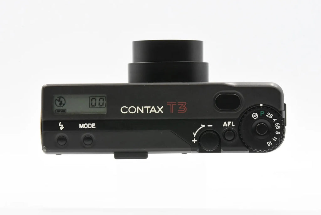 CONTAX T3 Titanium Black Double Teeth SN. 057936