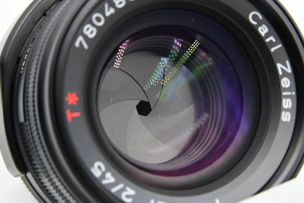 CONTAX Carl Zeiss Planar 45mm F2 T* Black (G) SN. 7804864