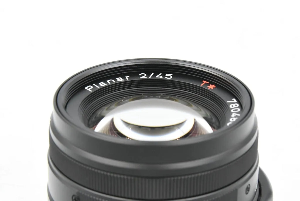 CONTAX Carl Zeiss Planar 45mm F2 T* Black (G) SN. 7804864