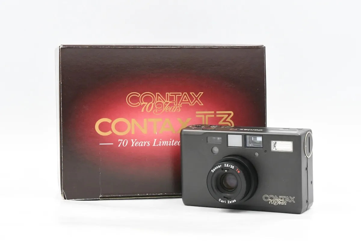 CONTAX T3 Titanium Black 70th Anniversary SN. 036084 – FILMCAMERA CONTAX T3 Titanium Black 70th Anniversary SN. 036084 – FILMCAMERA