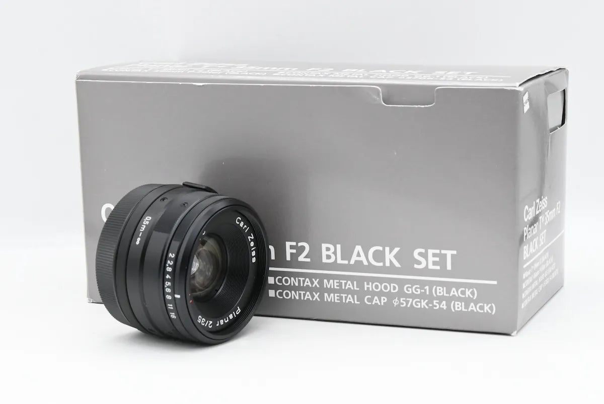CONTAX Carl Zeiss Planar 35mm F2 T* Black (G) SN. 8057579
