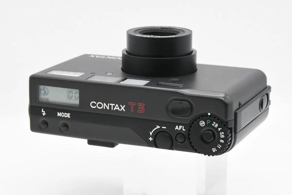 CONTAX T3 Titanium Black Double Teeth SN. 054379 – FILMCAMERA TOKYO