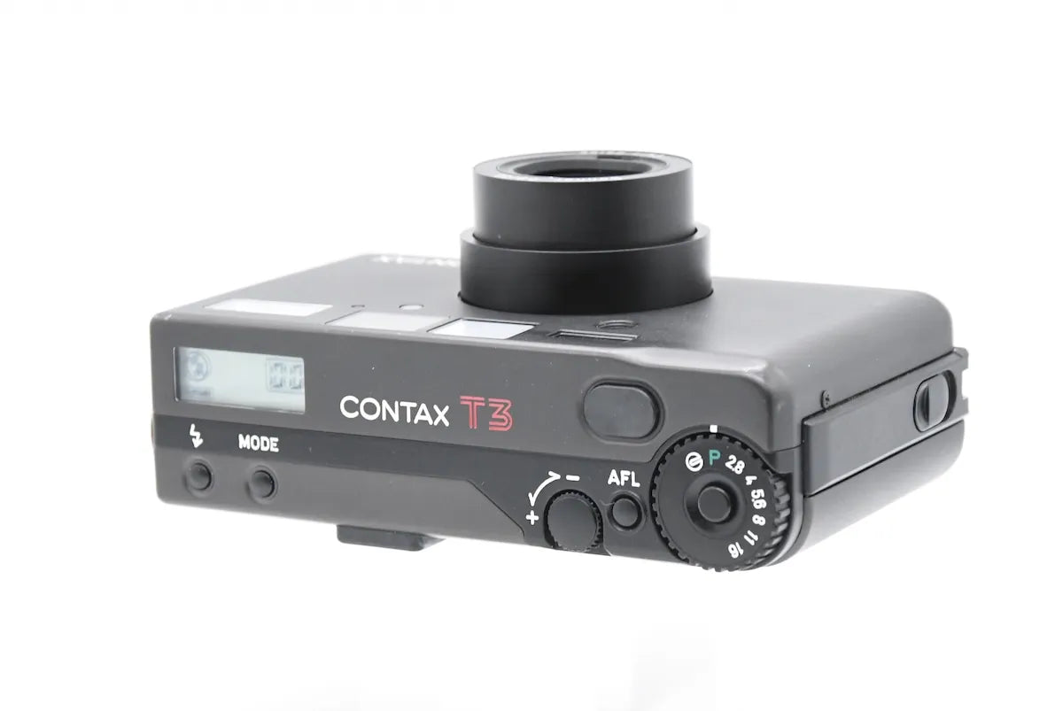 CONTAX T3 Titanium Black Double Teeth SN. 063882 – FILMCAMERA TOKYO CONTAX T3 Titanium Black Double Teeth SN. 063882 – FILMCAMERA TOKYO