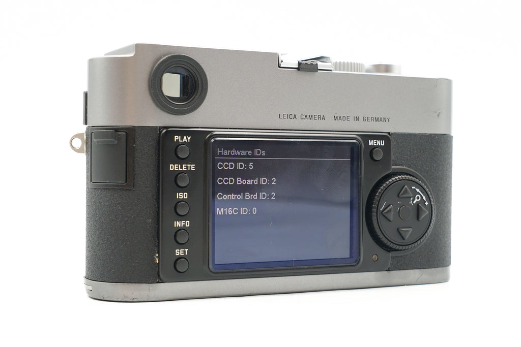 Leica M9 Steel Grey (sensor glass-replaced serviced) SN. 3842250