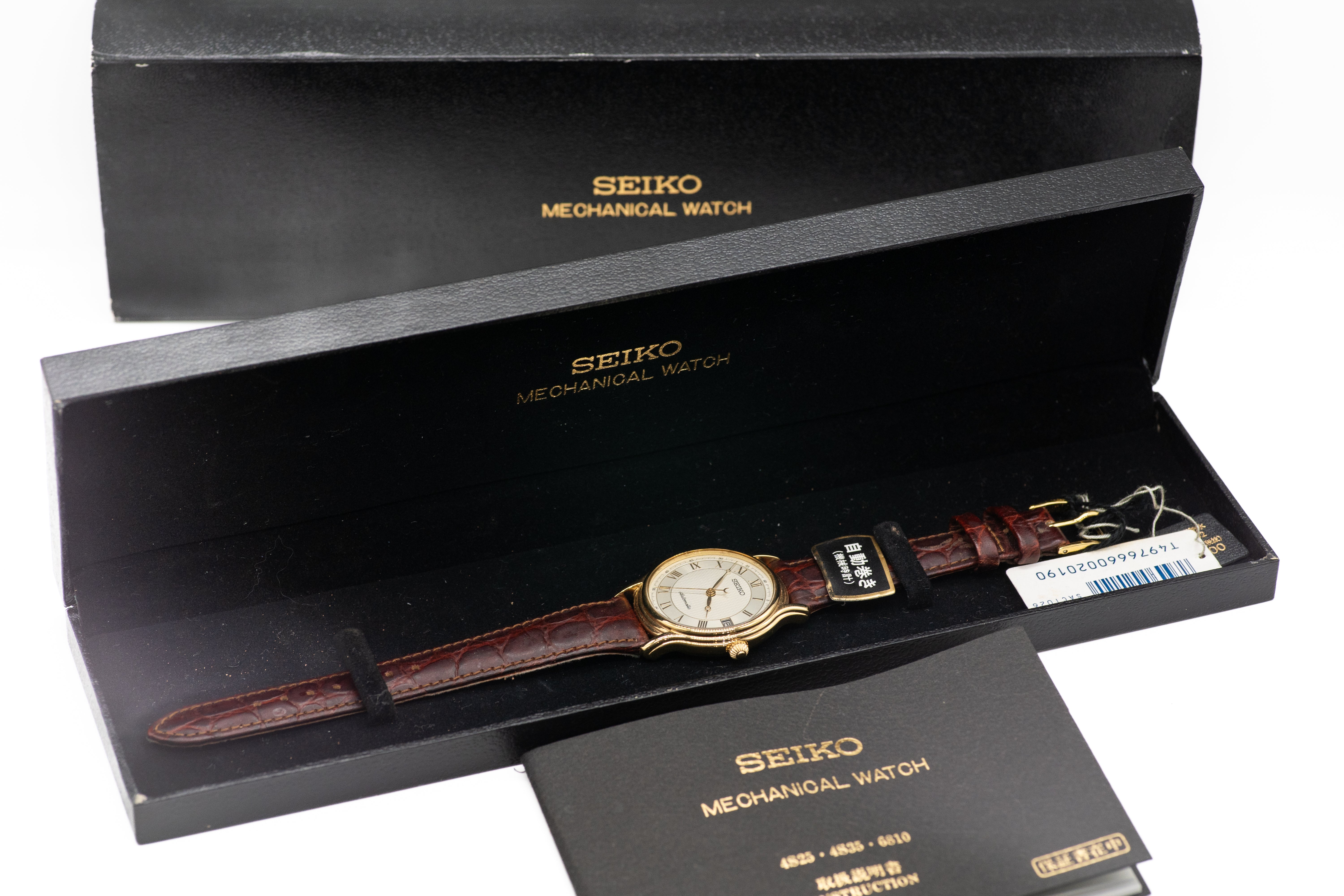 SEIKO 4S25-8010 MECHANICAL WATCH Automatic 1990s – FILMCAMERA TOKYO