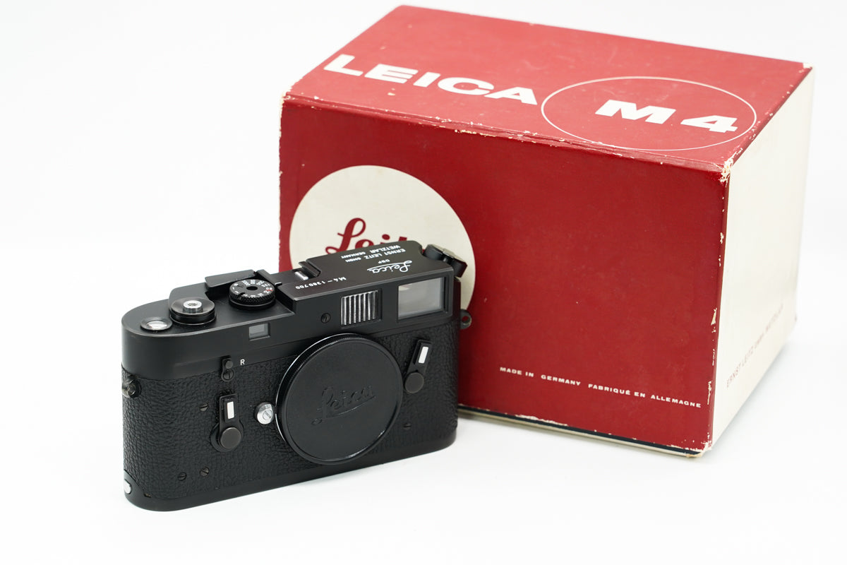 LEICA M4 Black Chrome SN. 1380700 – FILMCAMERA TOKYO