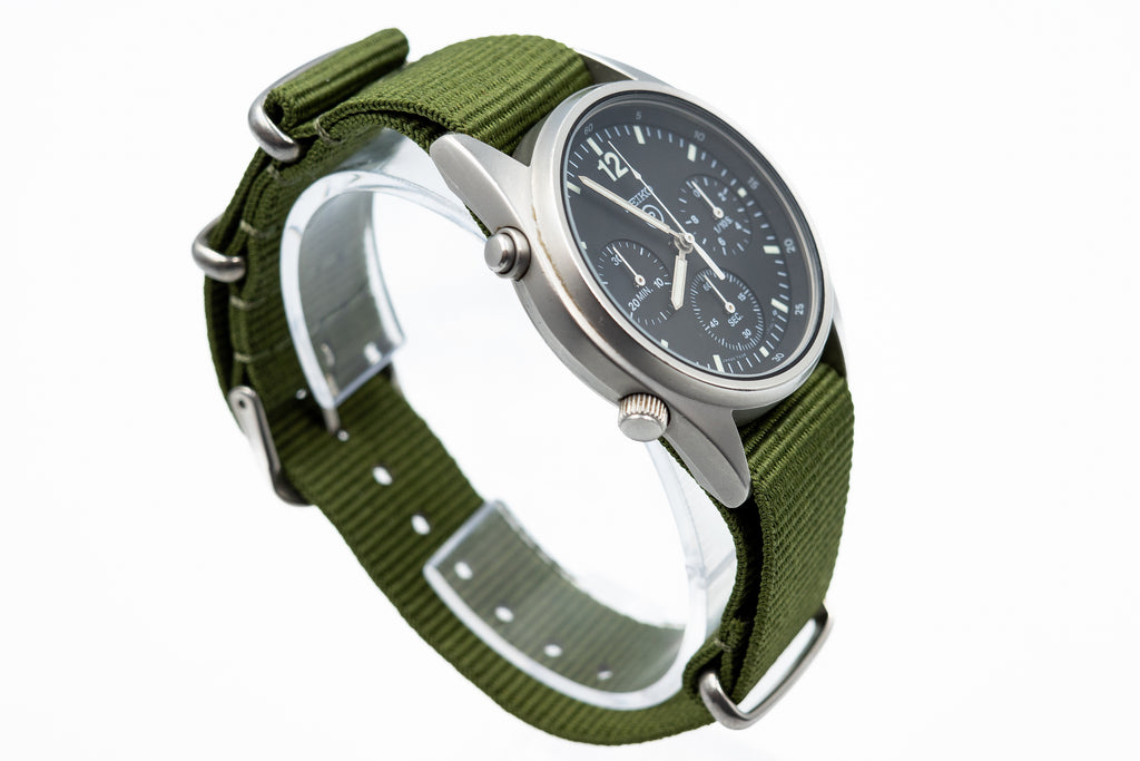 SEIKO Chronograph ROYAL AIR FORCE ISSUED Gen 1 Military Ref. 7A28-7120 1980s