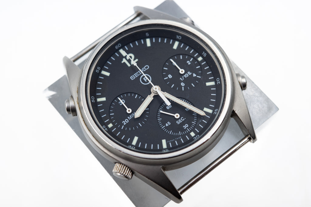 SEIKO Chronograph ROYAL AIR FORCE ISSUED Gen 1 Military Ref. 7A28-7120 1980s