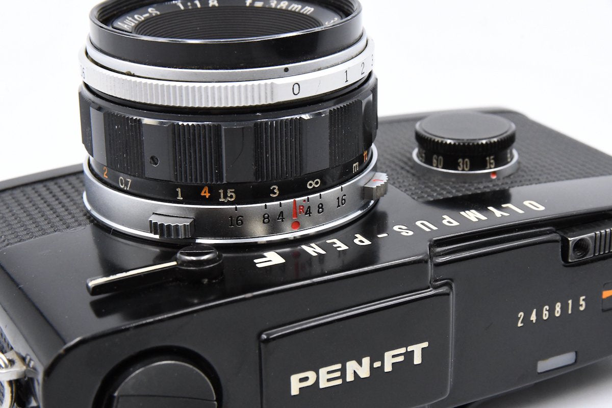 PEN-FT + F.Zuiko Auto-S 38mm F1.8 SN.343501 – FILMCAMERA TOKYO