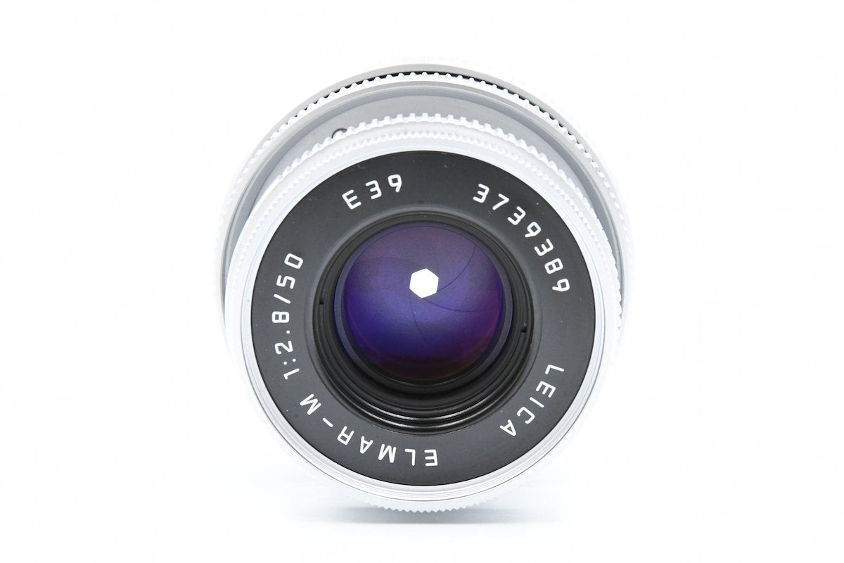 Leica Elmar 50mm F2.8 2nd Silver SN. 3739389 – FILMCAMERA TOKYO