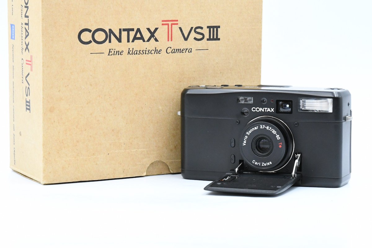 CONTAX TVS III BLACK SN. 014612 – FILMCAMERA TOKYO